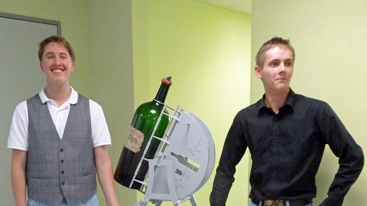 Bild Präsentation 3: Timothée Schaer und Patrick Waldvogel.