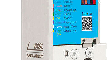 Neuere Generationen von Schlössern wie z.B. FlipLock e-check und d-check von ASSA ABLOY/MSL, kombinieren automatische Verriegelung, motorische Entriegelung und elektronische Schnittstellen.  Bild: ASSA ABLOY (Schweiz) AG 