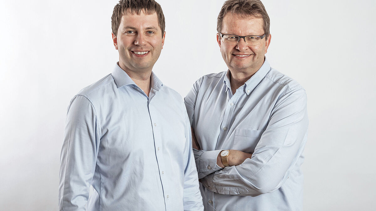 Simon (links) und Urs Odermatt.