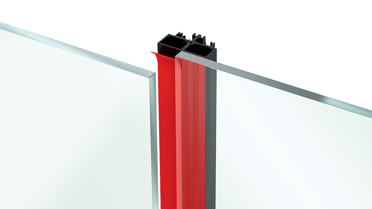 Les cloisons de séparation en verre sont un exemple d'application des rubans adhésifs double face à haute performance dans la décoration intérieure.