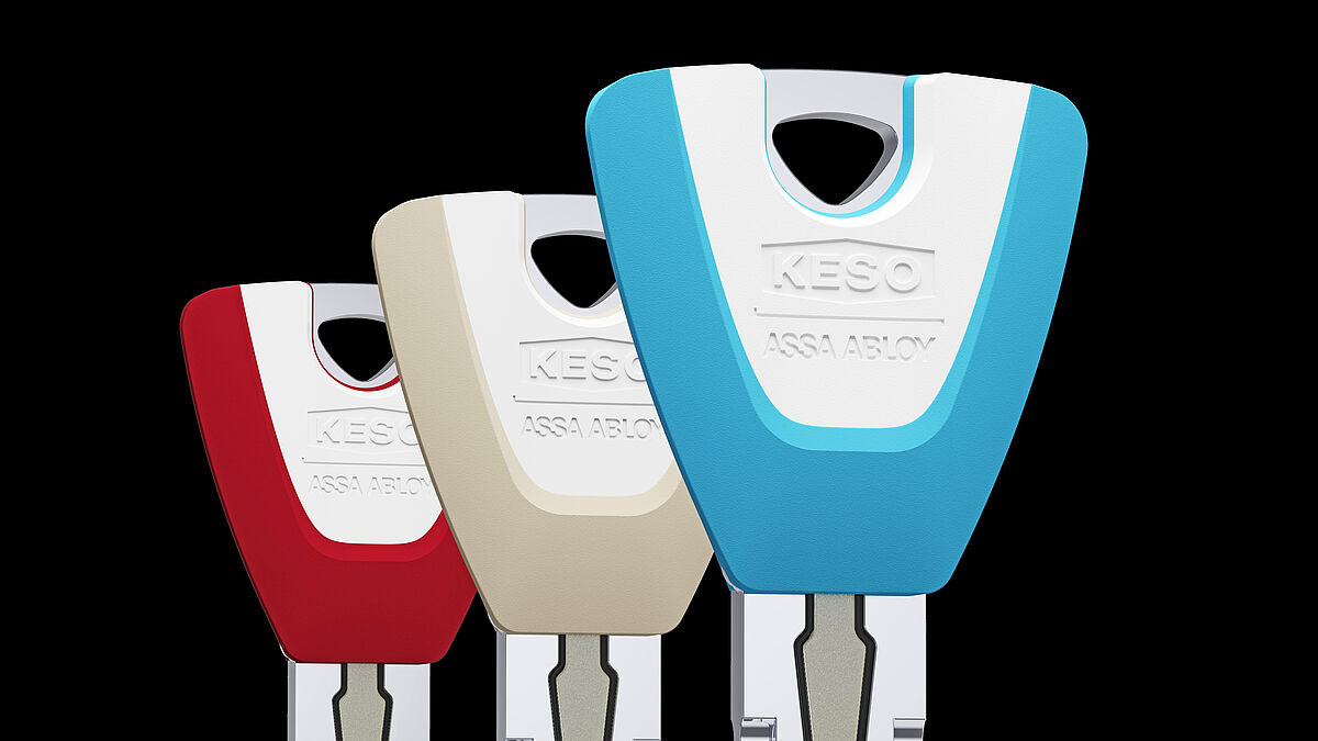 KESO 8000Ω³: prozessoptimiert, universell einsetzbar und ideal für Wohngebäude sowie komplexe Schliessanlagen in öffentlichen Einrichtungen.