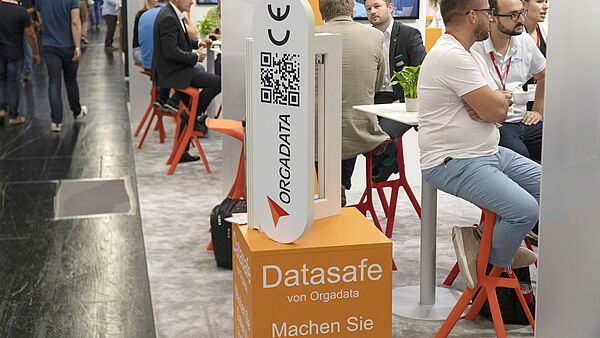 ORGADATAs Messestand ist ein wichtiger Branchentreff