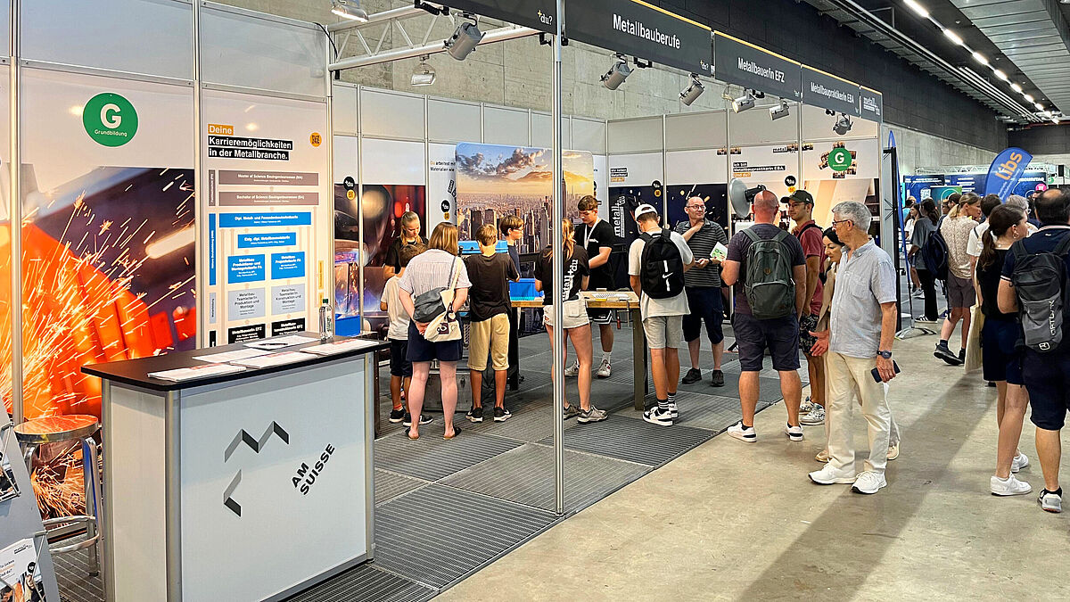 Les activités proposées au salon des métiers de Saint-Gall attirent chaque année un public important.