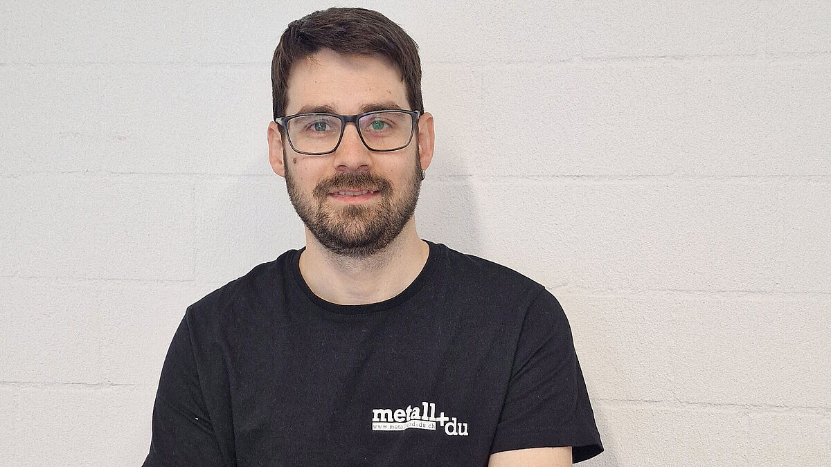 Markus Bossert, Verantwortlicher interne Projekte und Qualitätsmanagement bei der Ruch Metallbau AG, ist der neue Leiter der Arbeitsgruppe metall+du.