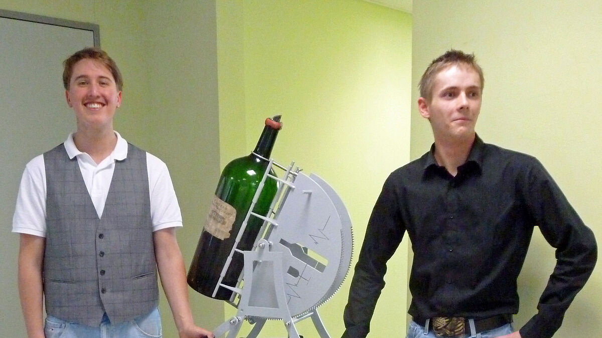 Photo de la présentation 3 : Timothée Schaer et Patrick Waldvogel.
