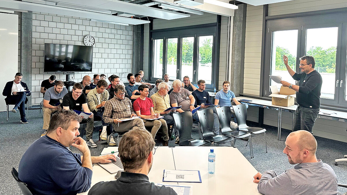 Simulation d’examen pour les  experts romands. Photo : Patrick Fus