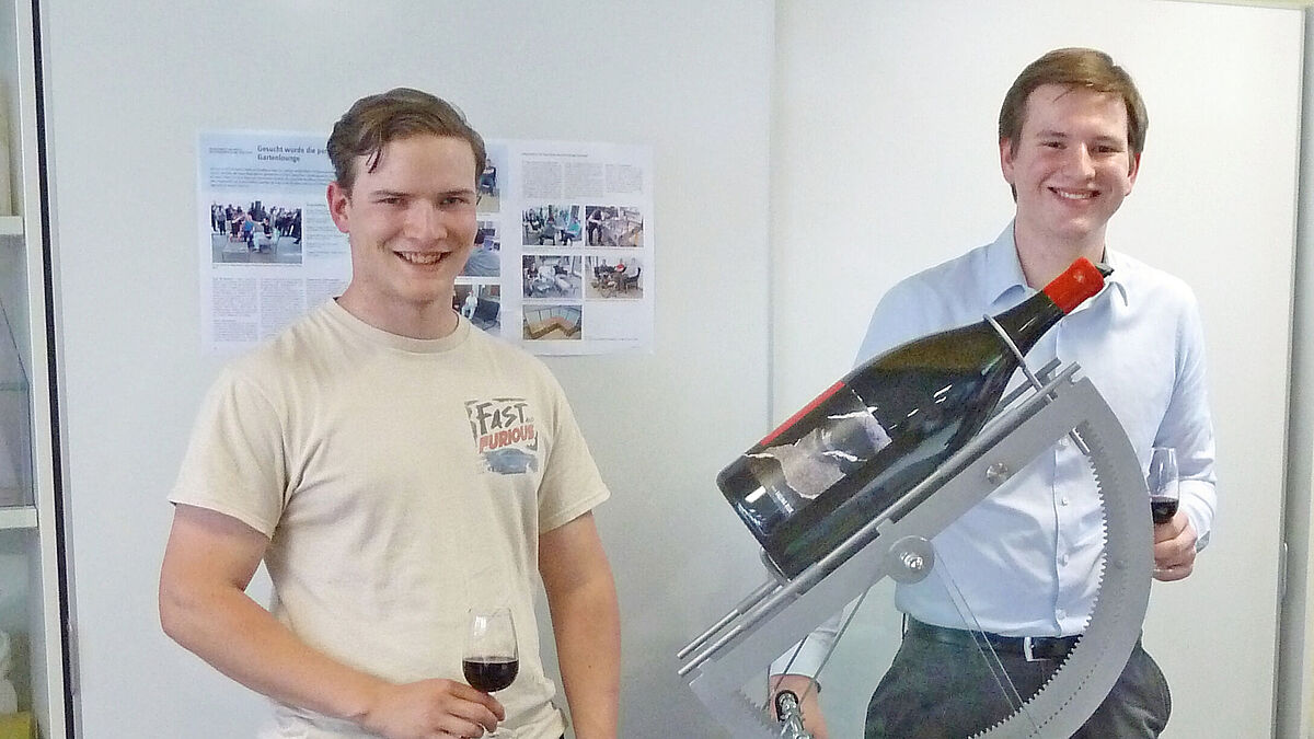 Photo de la présentation 5 : Joel Hostettler et Jonathan Spörri.