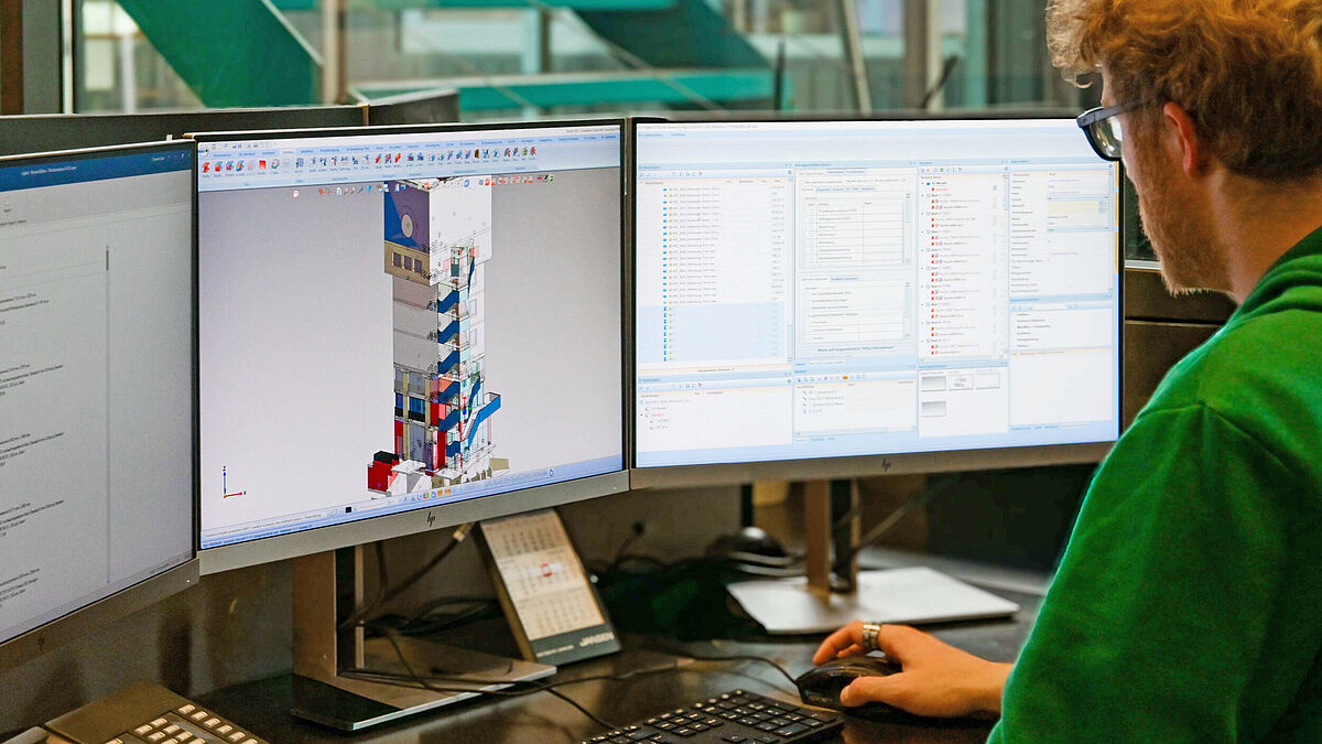 Mit HiCAD entstehen komplexe Konstruktionen direkt im 3D-Modell.