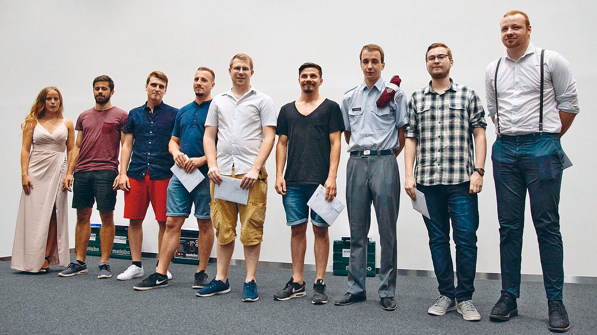 Die erfolgreichen Metallbaukonstrukteure EFZ
