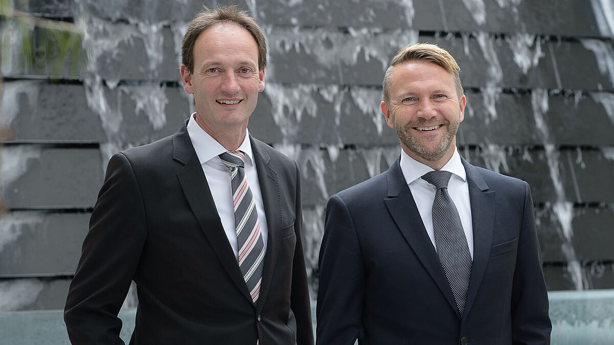 Markus Schäfer et Andreas Fischer, directeurs Würth AG (d.g.)