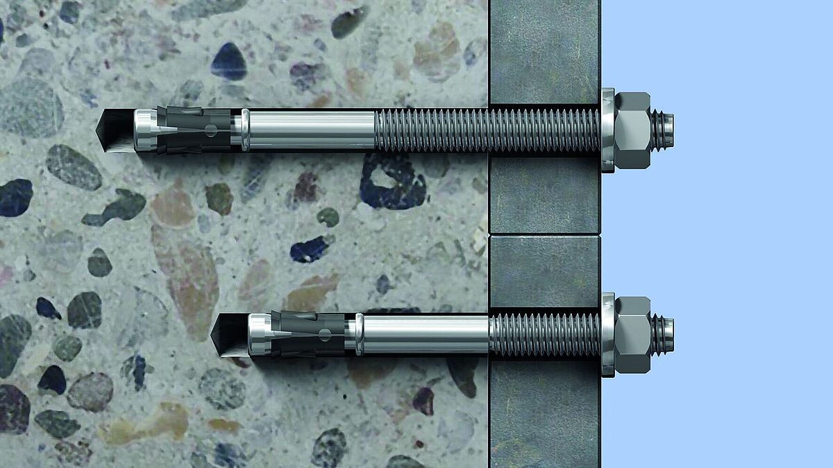 Der fischer Bolzenanker FAZ II und die neue Kurzversion FAZ II K.